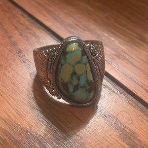 Turquoise silver ring